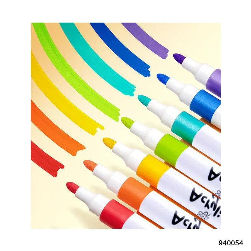 MG Traders 1 Marker 940054 Acrylic Marker Pen 12 Color