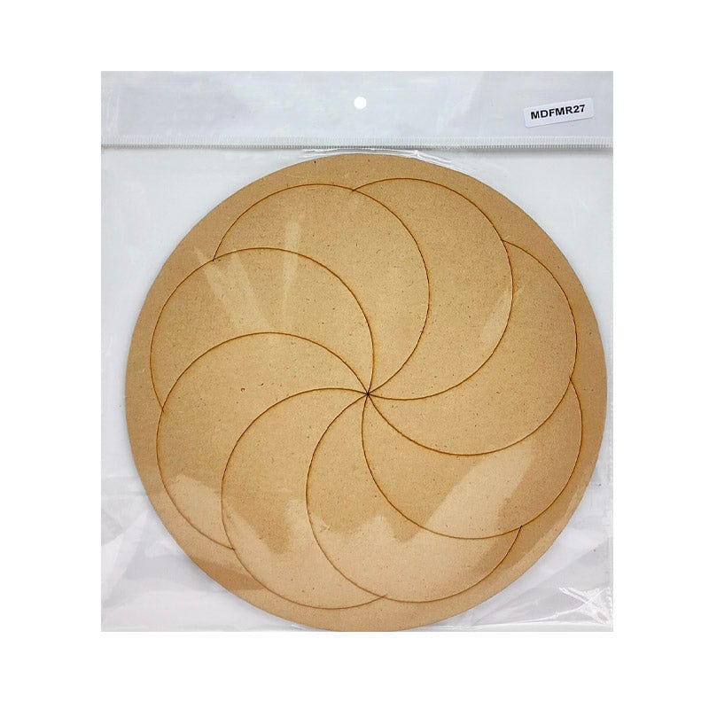 MG Traders 1 MDF Mdf Cutout Mandala Engrave 3Mm*10Inch (Mdfmr27)