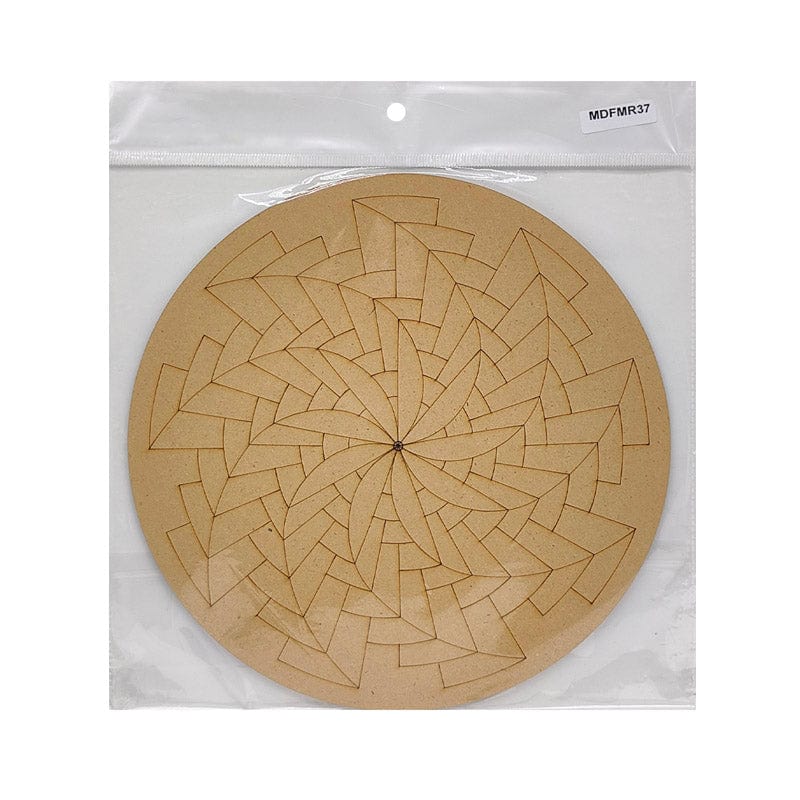 MG Traders 1 MDF Mdf Cutout Mandala Engrave 3Mm*10Inch (Mdfmr37)