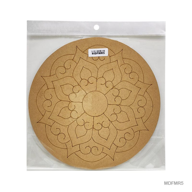 MG Traders 1 MDF Mdf Cutout Mandala Engrave 3Mm*10Inch (Mdfmr5)