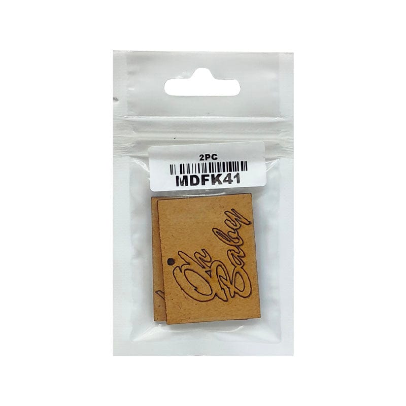 MG Traders MDF & wooden Crafts Mdf Cutout (Mdfk41) (4 X 3.1Cm) 2Pc