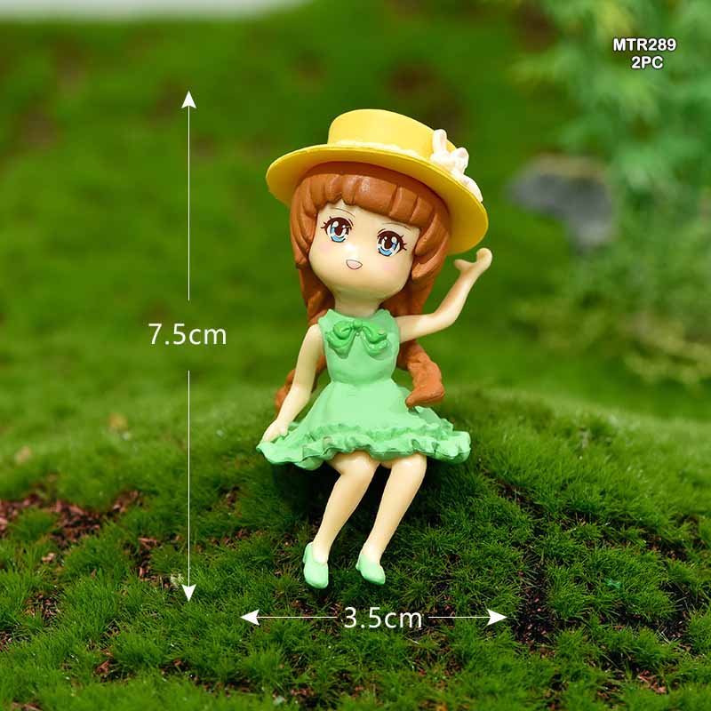 MG Traders Miniature Miniature Model Mtr289 Fashion Girl (2Pc)