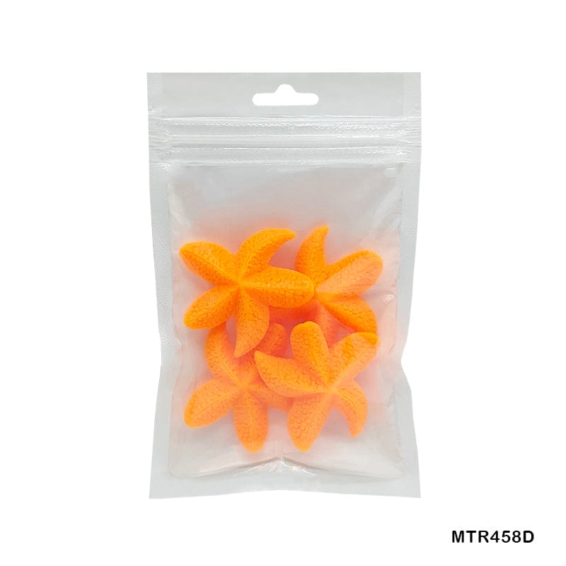 MG Traders Miniature Miniature Model Mtr458D Star Orange (4Pc)