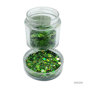Shg09 Shimmer Glitter Laser L Green