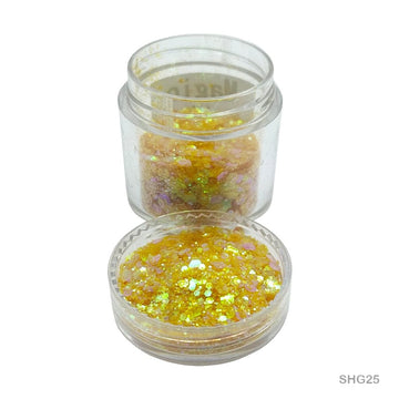 MG Traders 1 Resin Art & Supplies Shg25 Shimmer Glitter Magic Yellow