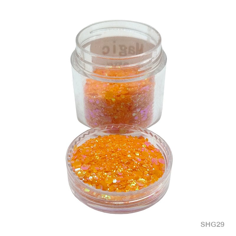 MG Traders 1 Resin Art & Supplies Shg29 Shimmer Glitter Magic Orange