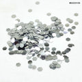 MG Traders 1 Sequin Mg22310S Glitter Sequins 1-16 Silver 10Gm