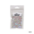 MG Traders 1 Sequin Qs05H Flower 7Mm White 10Gm Sequins