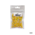 MG Traders 1 Sequin Qs08C Multi Design Yellow 10Gm Sequins