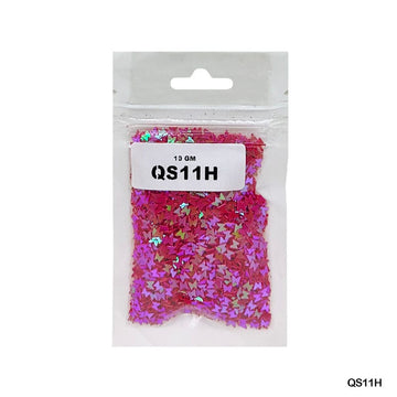 Qs11H Butterfly 3Mm Red 10Gm Sequins