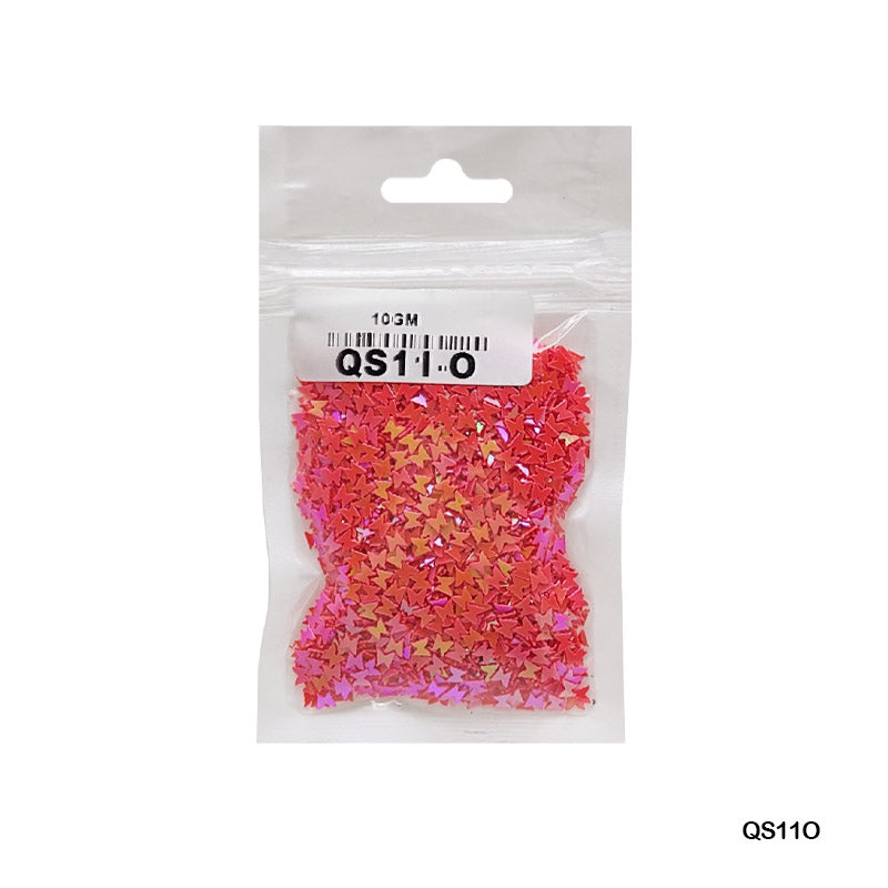 MG Traders 1 Sequin Qs11O Butterfly 3Mm Pink3 10Gm Sequins