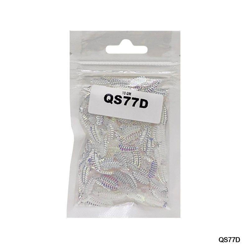 MG Traders 1 Sequin Qs77D 10Gm Sequins Ss Leaf