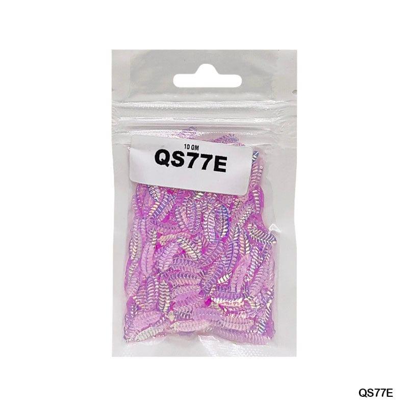 MG Traders 1 Sequin Qs77E 10Gm Sequins Ss Leaf