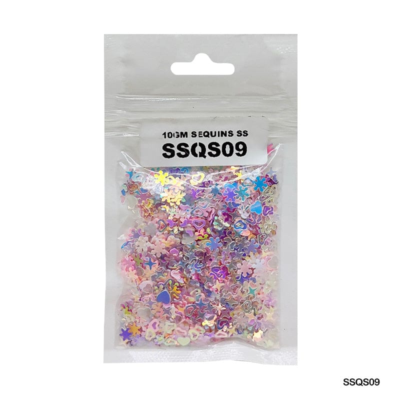 MG Traders 1 Sequin Ssqs09 Multi 10Gm Sequins Ss