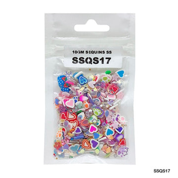 MG Traders 1 Sequin Ssqs17 Multi 10Gm Sequins Ss