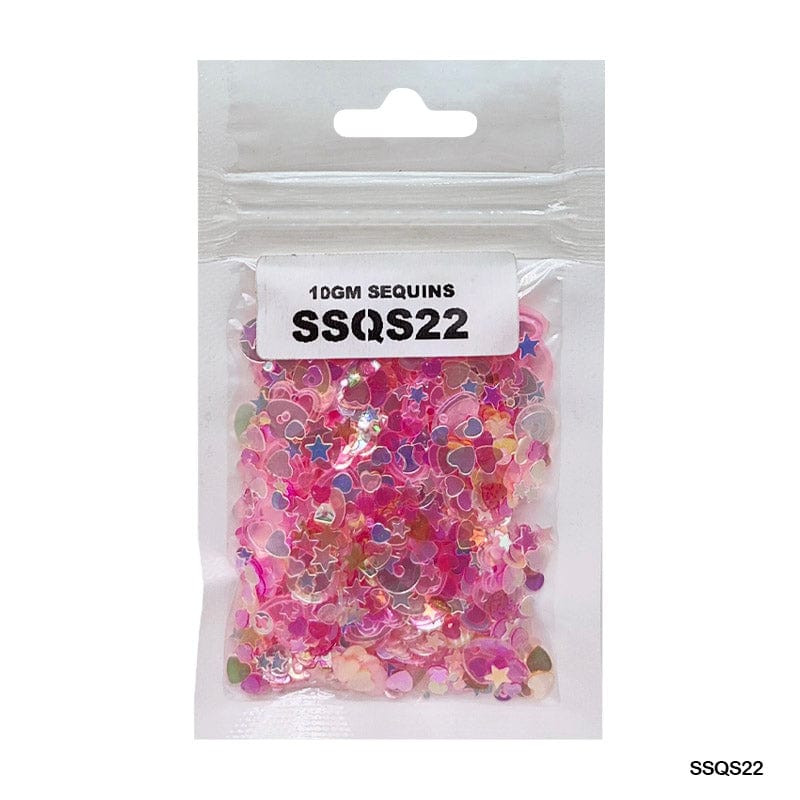 MG Traders 1 Sequin Ssqs22 Multi 10Gm Sequins Ss