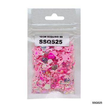 MG Traders 1 Sequin Ssqs25 Multi 10Gm Sequins Ss
