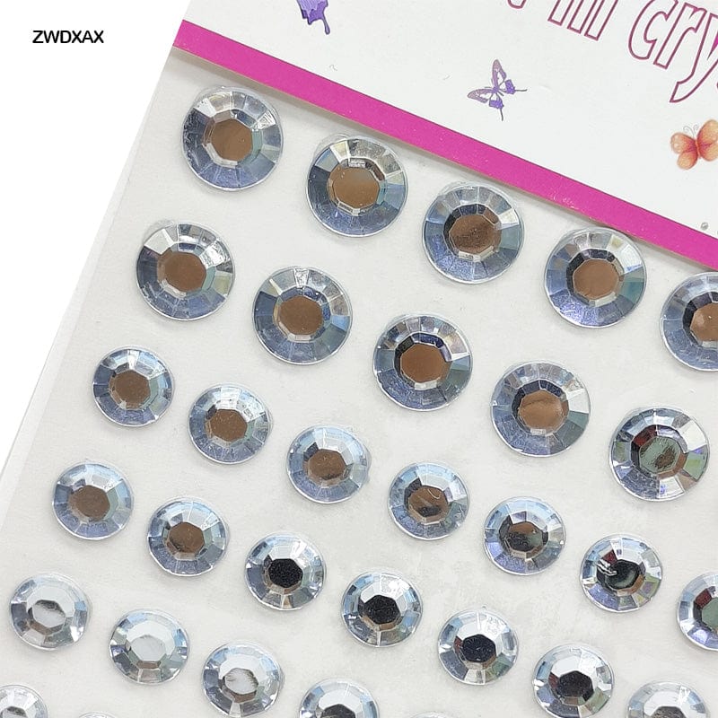 MG Traders 1 Stickers Crystals Diamond Sticker Multi Size (Zwdxax)