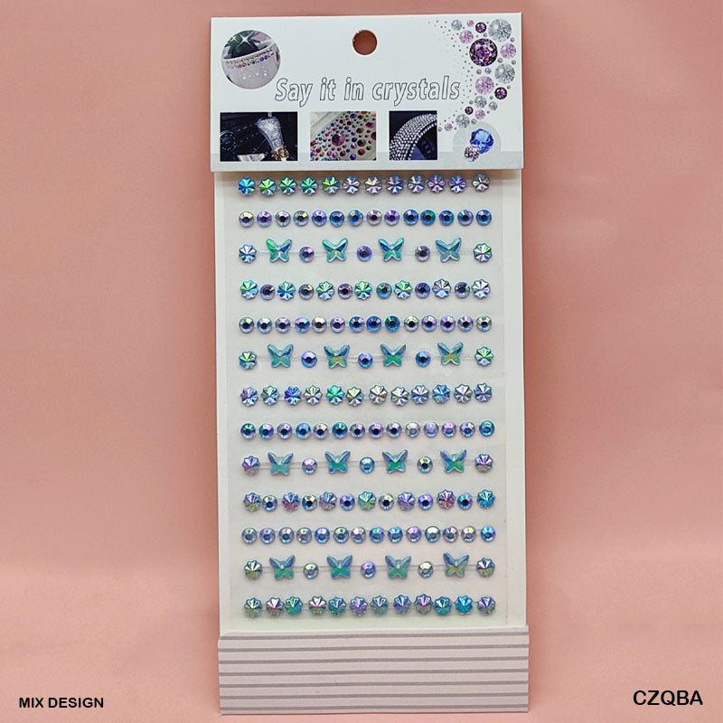 MG Traders 1 Stickers Czqba Butterfly Stone Sticker (Czqba)