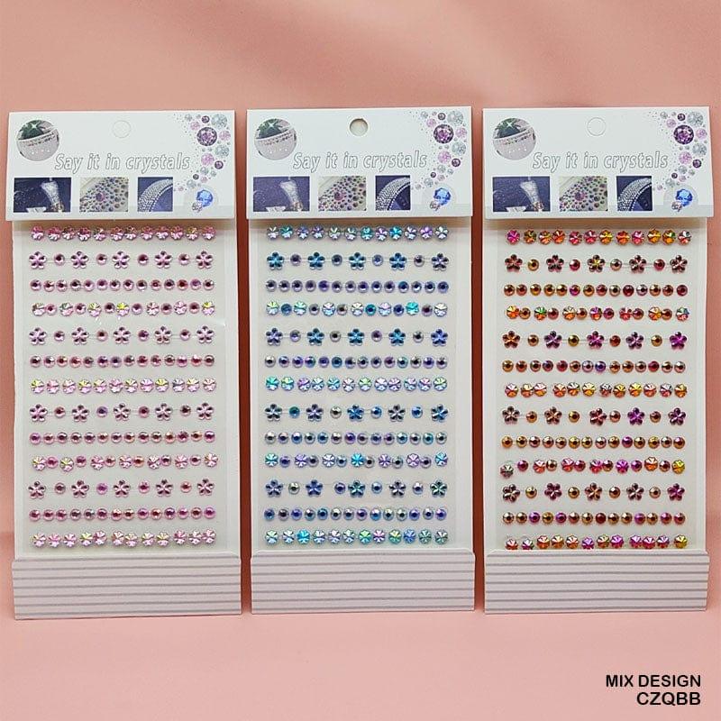 MG Traders 1 Stickers Czqbb Flower Stone Sticker (Czqbb)