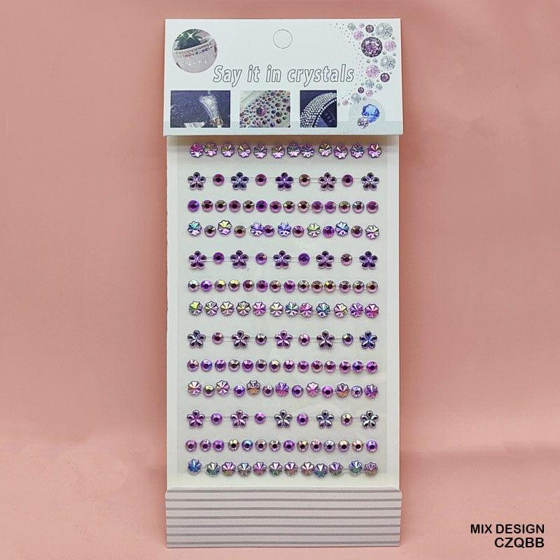 MG Traders 1 Stickers Czqbb Flower Stone Sticker (Czqbb)