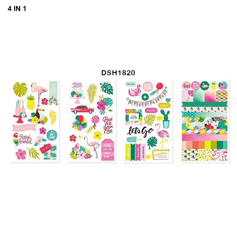 MG Traders Stickers Deco Sticker Eno 4In1 (Dsh1820)