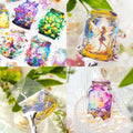 MG Traders 1 Stickers Mg04043 Wishing Bottle Pet Sticker Bag 10Pc