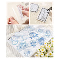 MG Traders 1 Stickers Mhd006 Blooming Flower Sticker 76*80Mm 40Pc