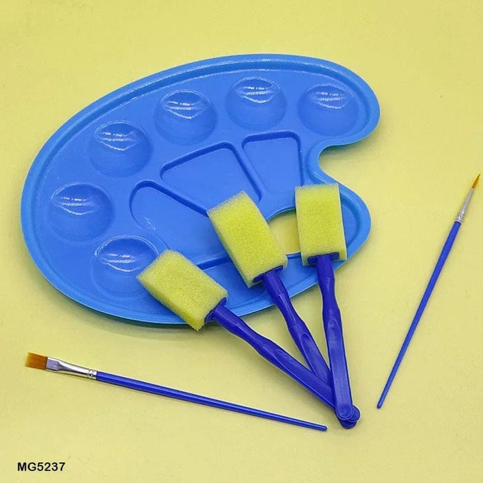 Yellow Craft Sponges with Handles (Set of 6)