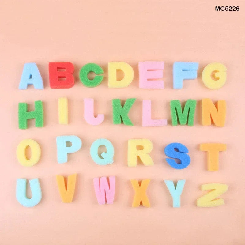 Letter Sponge Pattern Design Alphabet Letter Sponge Mg5226