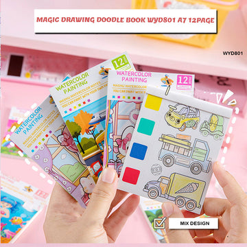 Magic Drawing Doodle Book Wyd801 A7 12Page
