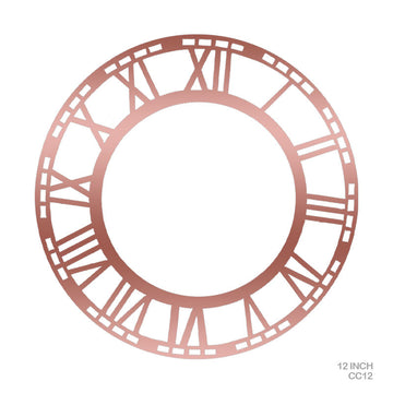 Clock Acrylic Copper 12