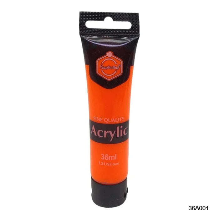 Acrylic Paint Neon Colour  36Ml Orange