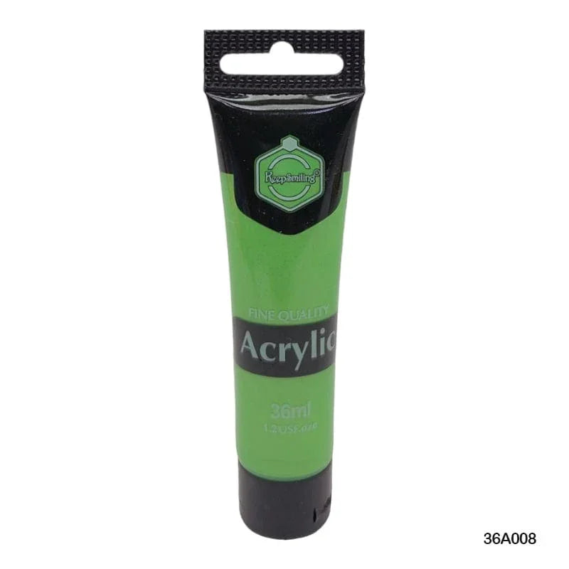 MG Traders Acrylic & Glass Colours 36A008 Acrylic Paint Neon Color 36Ml Pastle Green