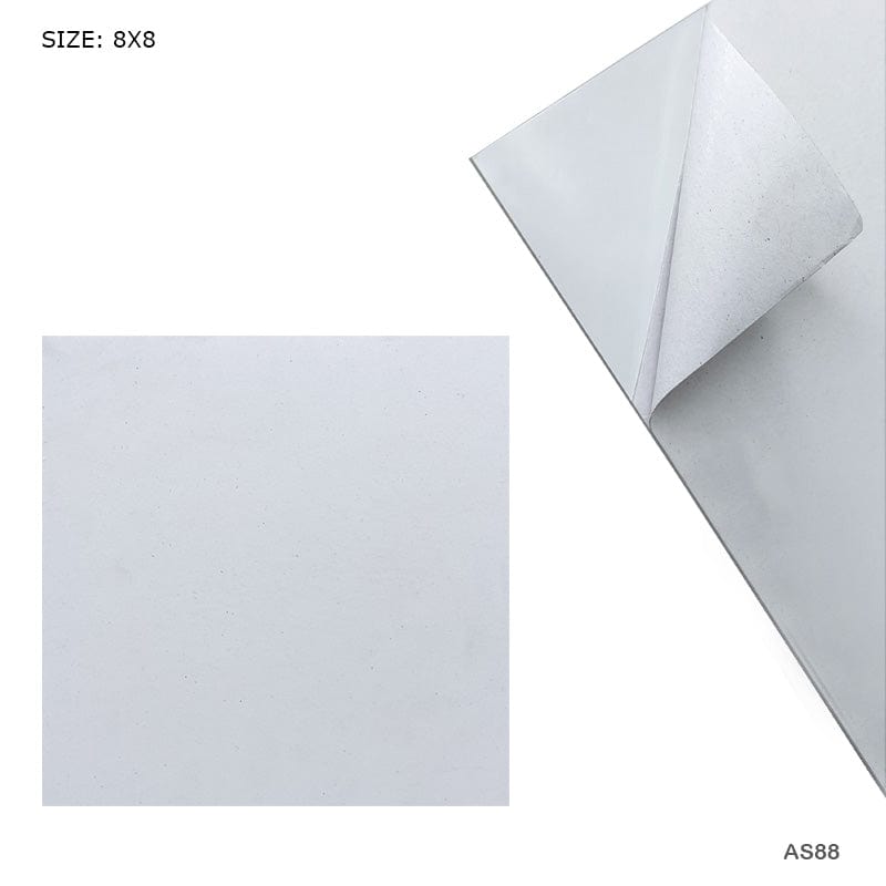 MG Traders Acrylic Sheets & Cutouts Acrylic Sheet Square 2Mm 1Pc 8X8 (As88)  (Pack of 4)