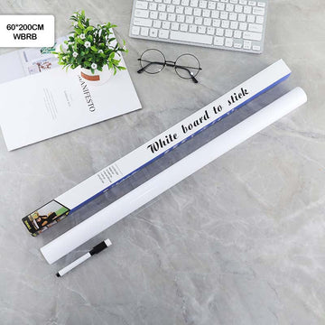 MG Traders All Kinds Boards (white,notice,black,slate) White Board (Wbrb) Roll Big (60*200Cm)