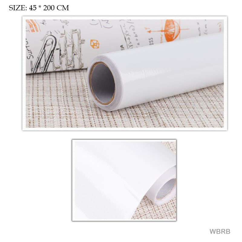 MG Traders All Kinds Boards (white,notice,black,slate) White Board (Wbrb) Roll Big (60*200Cm)
