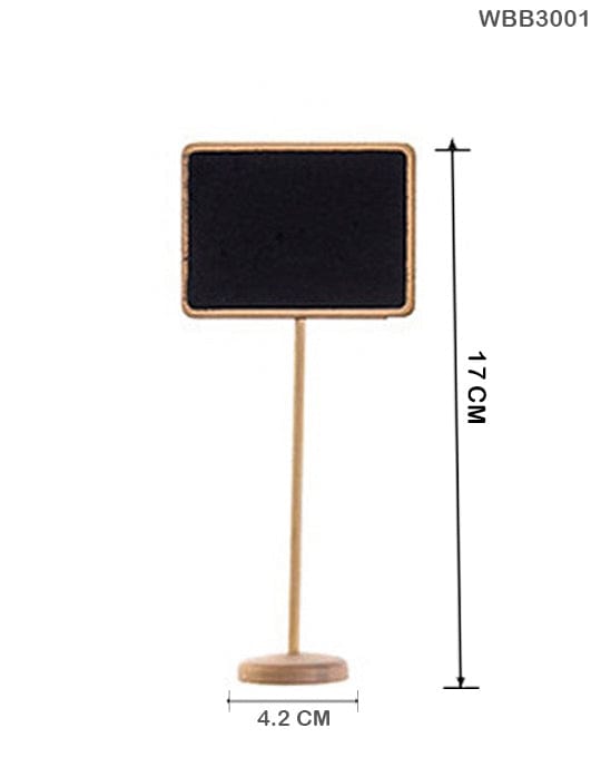 MG Traders All Kinds Boards (white,notice,black,slate) Wooden Black Board With Stand Cc (Wbb3001)  (Pack of 6)