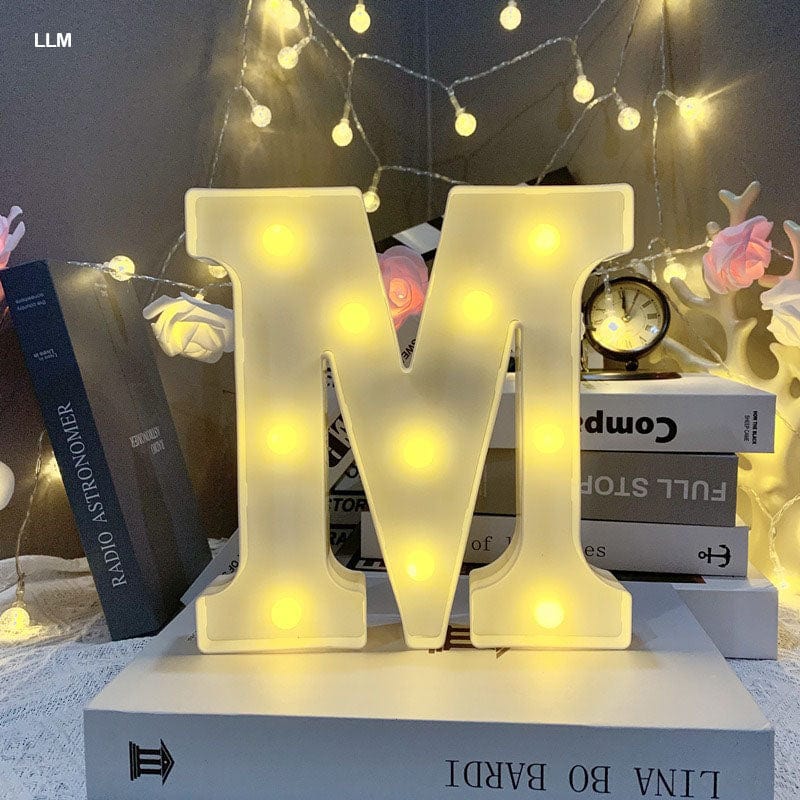 MG Traders Alphabet Led Letter M (8")