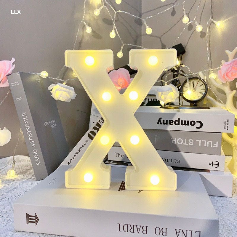 MG Traders Alphabet Led Letter X (8")