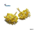 MG Traders Artificial Flower 2432-1 Cloth Flower 72Pcs Yellow