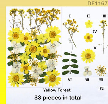 MG Traders Artificial Flower Df116-7 Dry Flower Sheet