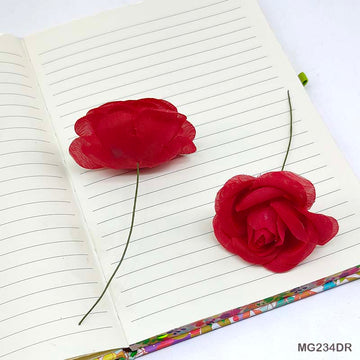 Mg23-4Dr Rose Flower Dark Red 30Pc