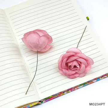 Mg23-4Pt Rose Flower Peach 30Pc
