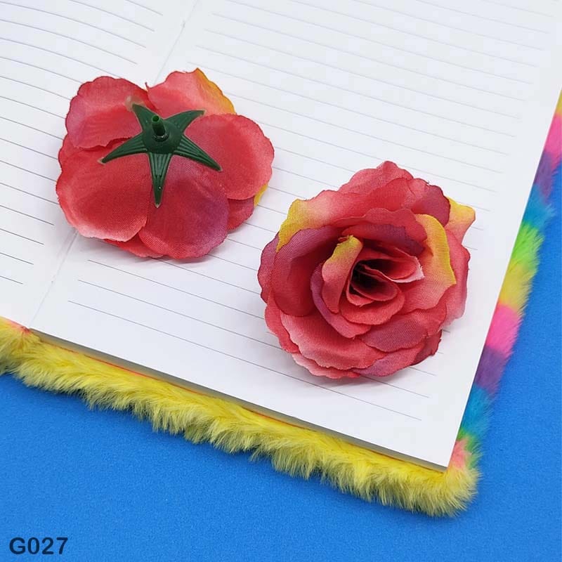 MG Traders Artificial Flowers G027 Rose Flower 50Pcs (7Cm Approx)