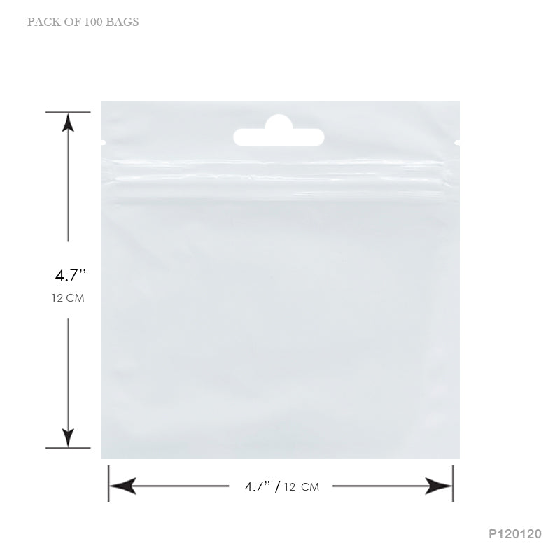 MG Traders Bag Small Business Packing Bags Pp Bag 120X120Mm 100Pcs