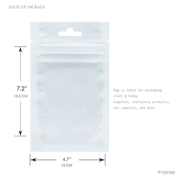 MG Traders Bag Small Business Packing Bags Pp Bag 120X180Mm 100Pcs