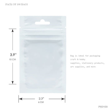 MG Traders Bag Small Business Packing Bags Pp Bag 60X100Mm 100Pcs
