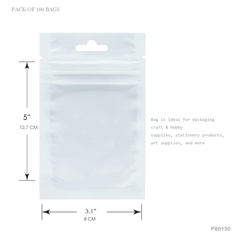 MG Traders Bag Small Business Packing Bags Pp Bag 80X130Mm 100Pcs