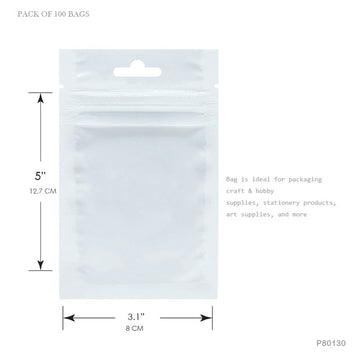 MG Traders Bag Small Business Packing Bags Pp Bag 80X130Mm 100Pcs